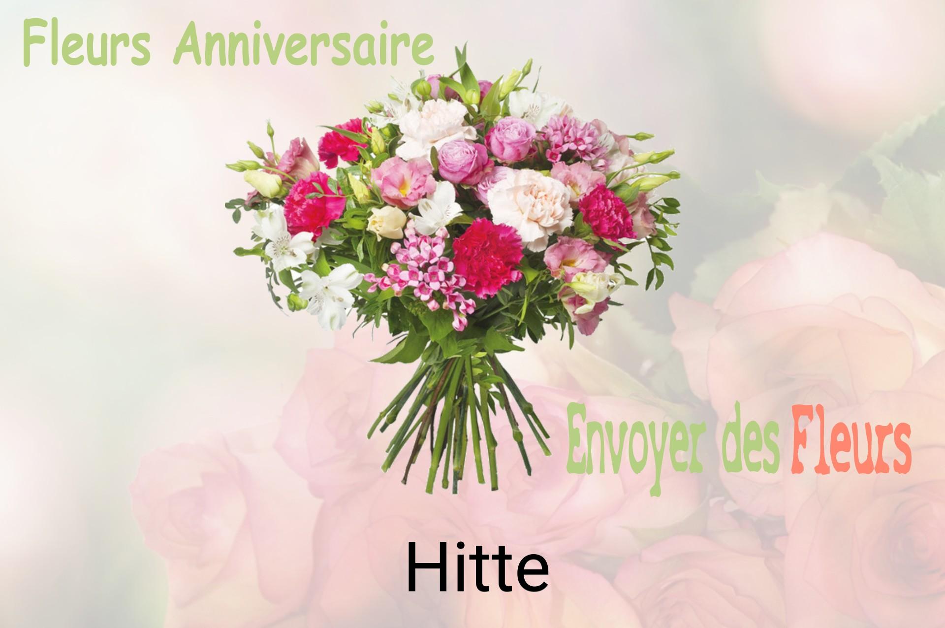 Bouquet de fleurs d’anniversaire livré à Hitte